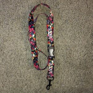 Vans floral lanyard